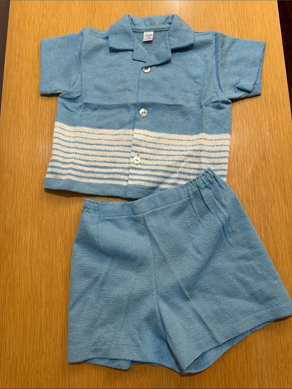 Vintage 1960’s Carter’s cotten terry cloth 2- piece outfit.